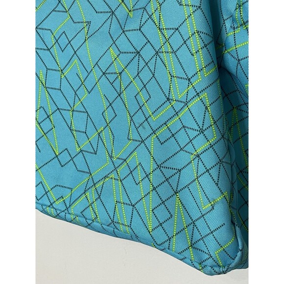 Nike Zip Up Tote Bag Teal Blue Green 13x15" - Picture 4 of 7